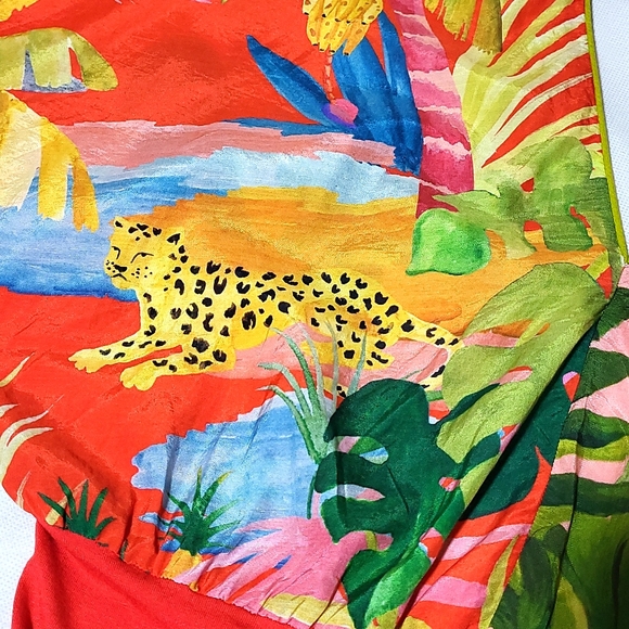 FARM Rio Colorful Jungle Print Bodysuit - Picture 7 of 14